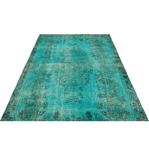 Blue Elephant Hand Knotted Turquoise Rug Wayfair.co.uk
